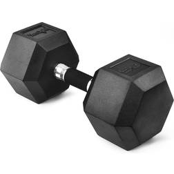 Yes4All Rubber/Chrome Grip Encased Hex Dumbbells