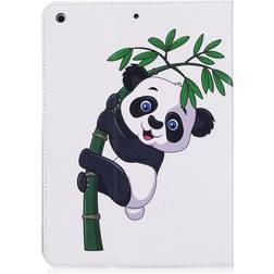 Läderfodral Motiv Panda, Ipad 9.7 2017-2018