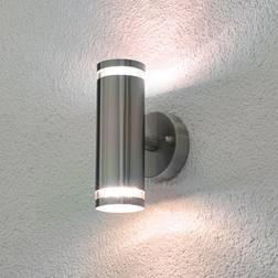 Lindby Tiberus stainless steel Wall light