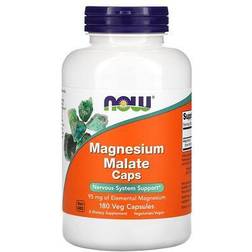 Now Foods Magnesium Malate Caps, 180 Veg