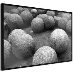 Artgeist Inramad Tavla - Stone Spheres Poster