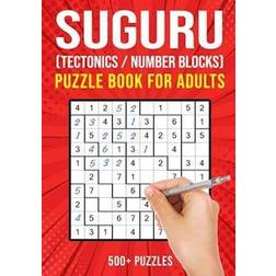 Suguru Puzzle Books for Adults: Tectonics Japanese Math Logic Number Puzzle 500 Puzzles Easy to Hard