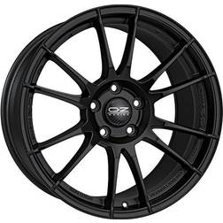 OZ ULTRALEGGERA matt svart 7 17 ET30 4 100 nav borrning 68 legeringskanter