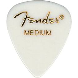 Fender 351 Standard Guitar Pick White Medium 1 Dozen