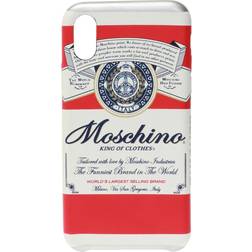 Moschino Iphone X Xs Budweiser Cover Multicolor