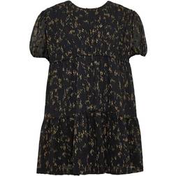 Designers Remix G Kiely Dress - Black/Camel Print