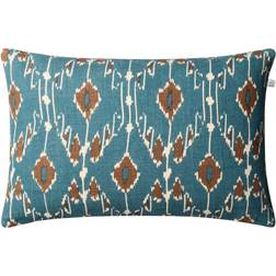 Chhatwal & Jonsson Ikat Goa Kuddöverdrag Brun, Blå, Orange, Rosa (60x40cm)