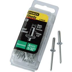 Stanley 4mm Long Aluminium Rivets Pack