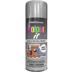 Rapide 1737 Colour It Spray Paint Grey Primer Matt 400ml Paint Factory