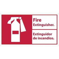 NMC Fire Extinguisher Pressure Sensitive Vinyl Sign