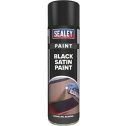 Sealey SCS028S Satin Paint 500ml Svart