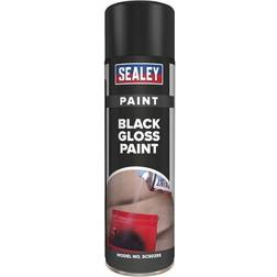 Sealey SCS025S Gloss Paint 500ml Black