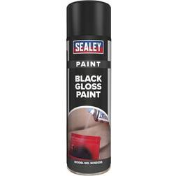 Sealey SCS025S Gloss Paint 500ml Svart