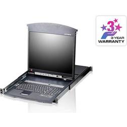 Aten 8-Port 17 Inch LCD CAT5e/6 KVM Switch