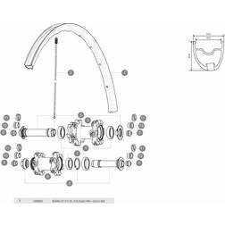 Mavic Front Hub 6903 Bearing Pair