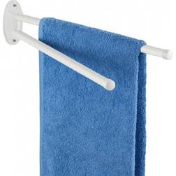 Wenko 18572100 Porte Serviette 2 Bras Laqué L40 cm