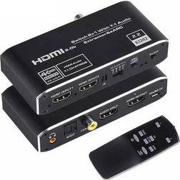 Nordic 4K 60Hz HDMI Switch 2 til 1