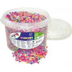 PlayBox Rørperler Glittermix 20 000 stk i Bøtte