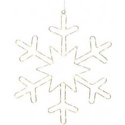 Konstsmide Metallsnöflinga silver 100 Julestjerne