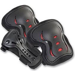 SFR Essential Triple Pad Protection Set Black M