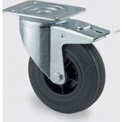 Tente 3377PVR100P62 Pyörä kumia, jarru, levy 105x85 mm 100 mm