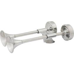 Seachoice Compact Dual Trumpet Horn Silver 7 1/2 x 16´´