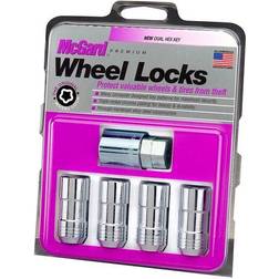 25354 Chrome/Black Cone Seat Wheel Lock Set M12 x 1.25
