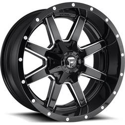 Fuel 1PC Aluminum Rim D610 MAVERICK 22X12in Gloss Black