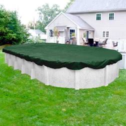 Pool Mate 12 Year Extra Heavy-Duty Forest Green Oval Winter Cover 15 x 21 ft