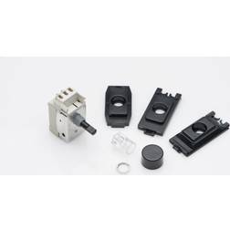 Varilight 2-Way Push-On/Off Rotary LED Dimmer 0-100W (1 Grid Space) Powergrid Module in Black