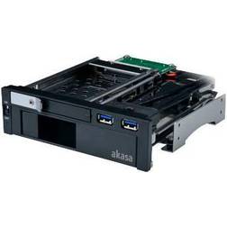 Akasa Supporto per Hard Disk Nera Acciaio SATA 2.5' AK-IEN-01