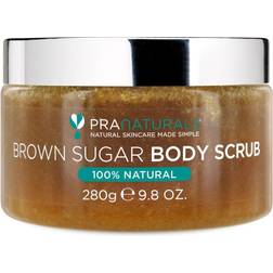 PraNaturals Brown Sugar Body Scrub - Natural Exfoliating Body Scrub