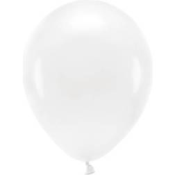 PartyDeco Pastel hvide Balloner 100 Stk. 30 Cm