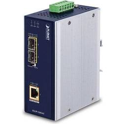 Planet IGUP-1205AT network media converter 1000 Mbit/s Multi-mode, Single-mode Blue