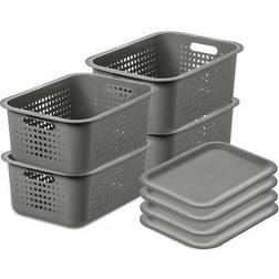 SmartStore Recycled 15' with lids Basket 28cm 4pcs