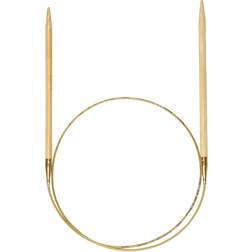 Addi Rundstricknadeln Bambus 80 cm Braun