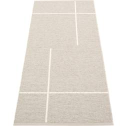 Pappelina Fred matta 70x180 linen Beige, Grå cm