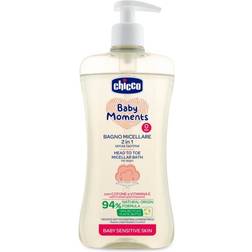 Chicco Baby Moments Sensitive champú micelar para cuerpo y cabello 500 ml