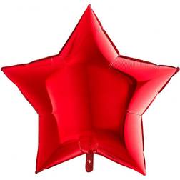 Grabo Stor Folieballon Stjerne Rød