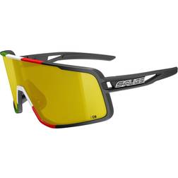 Salice Ita Nero/Rw Giallo Sunglasses - Black