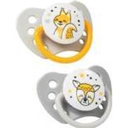 BabyOno 1226/02-ANATOMIC SILICONE TEAT 2 PCS 3-6M NATURAL NURSING