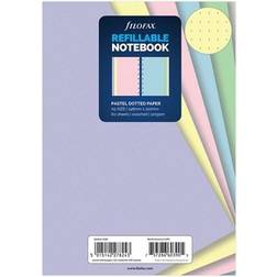 Filofax Anteckningsbok A5 Refill dotted pastell