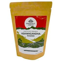 Organic India Ashwagandha Pulver 100g, EKO.