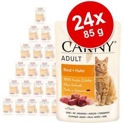 Animonda Carny 24x85g Kylling + Tun Pouch kattemad våd