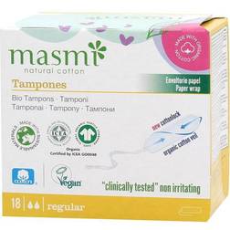 Masmi NATURAL COTTON Bio Tampons Classic 18 stycken