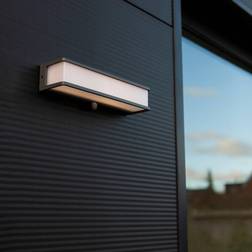 Lutec Doblo LED-solcellelampe Vægarmatur