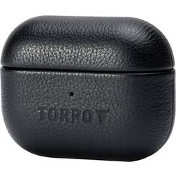 Torro Apple AirPods Pro Leather Case (2nd and 1st Gen) Black