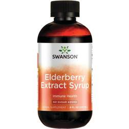 Swanson Ultra Elderberry Extract Syrup No Sugar Added Vitamin