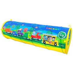 CoComelon 5-Foot Pop-Up Tunnel Toddler Play Toy, Multicolor