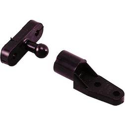 Perko Fermi Per Porte Nylon Nero Coppia